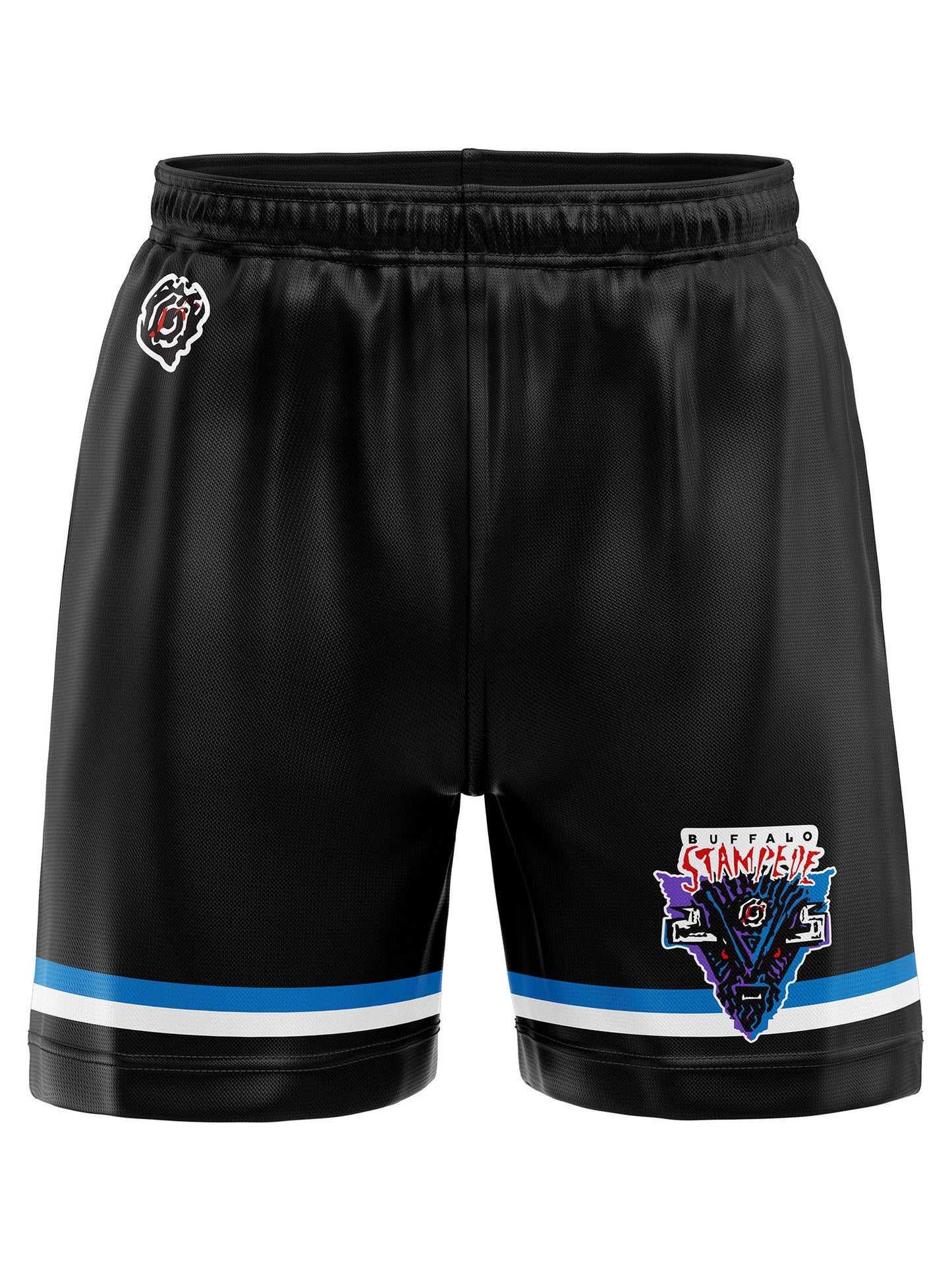 Buffalo Stampede Hockey Shorts - 3D