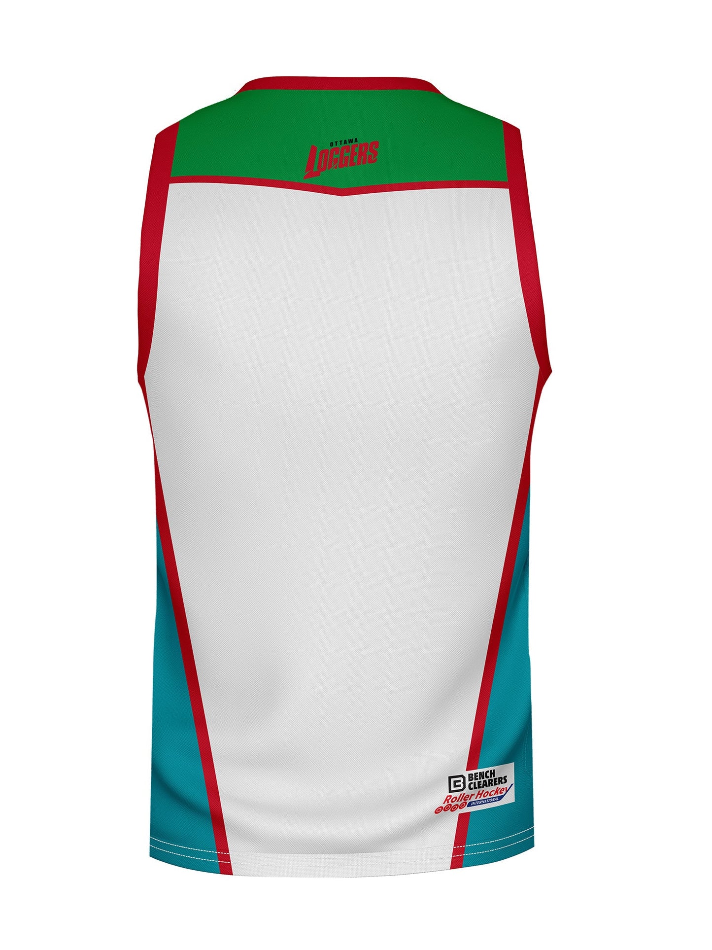Ottawa Loggers Away Hockey Tank - 3D BACK