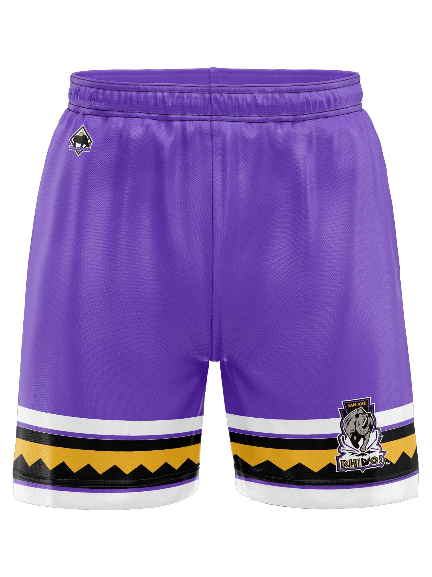 San Jose Rhinos Hockey Shorts - 3D