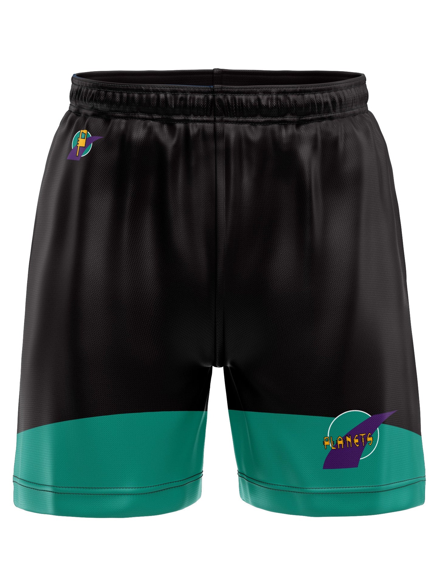 Toronto Planets Hockey Shorts - 3D