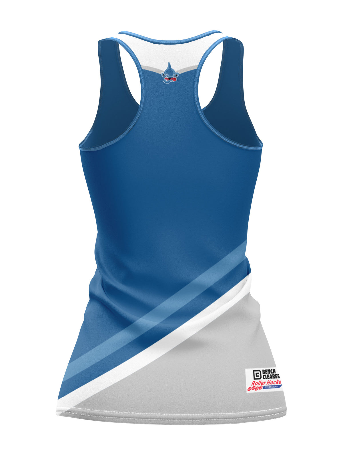 Bench Clearers Florida Hammerheads Women's Racerback Hockey Tank - 3D BACK