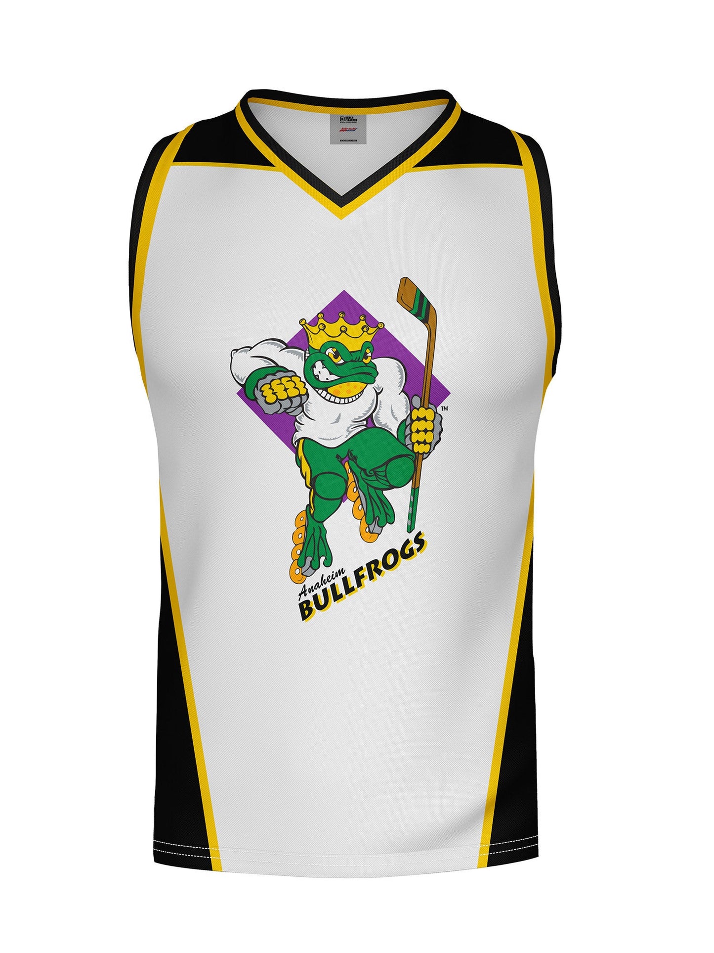 Anaheim Bullfrogs Away Hockey Tank - 3D FRONT