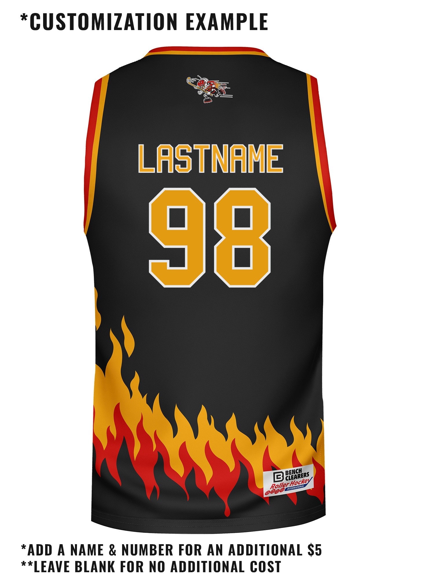 Atlanta Fireants Hockey Tank - CUSTOM BACK