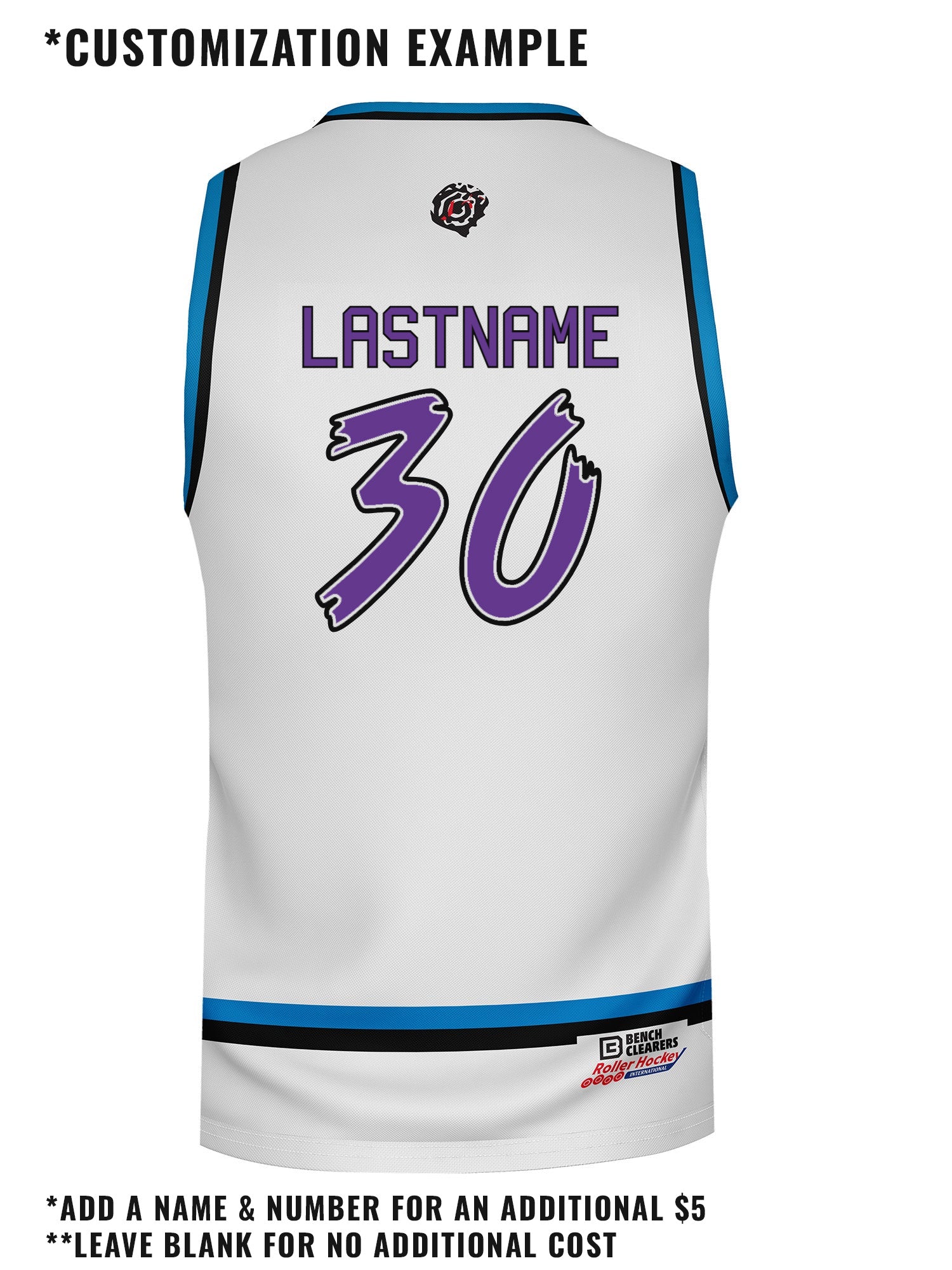 Buffalo Stampede Away Hockey Tank - CUSTOM BACK