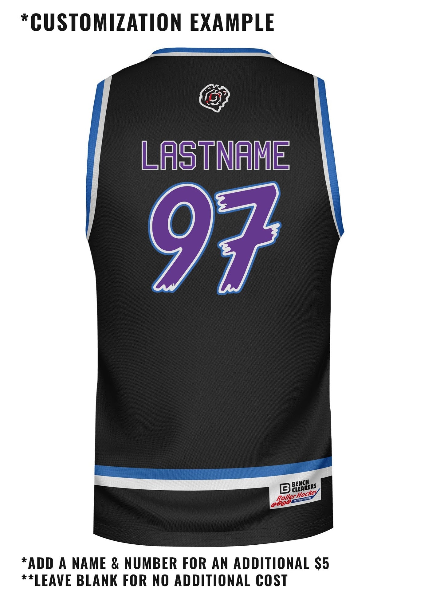 Buffalo Stampede Hockey Tank - CUSTOM BACK