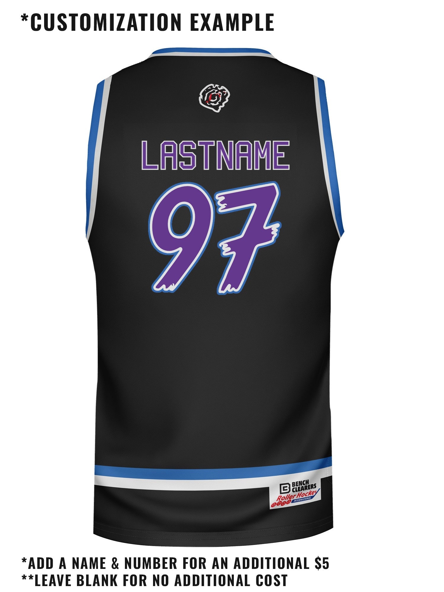 Buffalo Stampede Hockey Tank - CUSTOM BACK