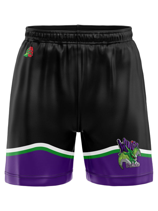 Buffalo Wings Hockey Shorts - 3D