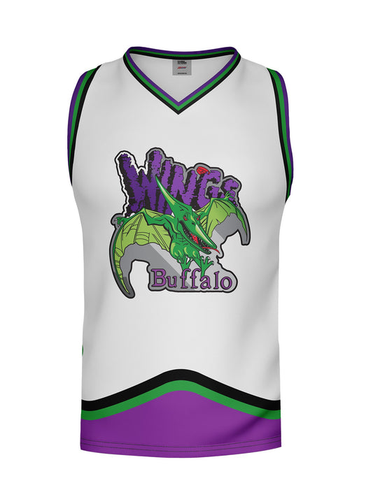 Buffalo Wings Away Hockey Tank - 3D FRONT