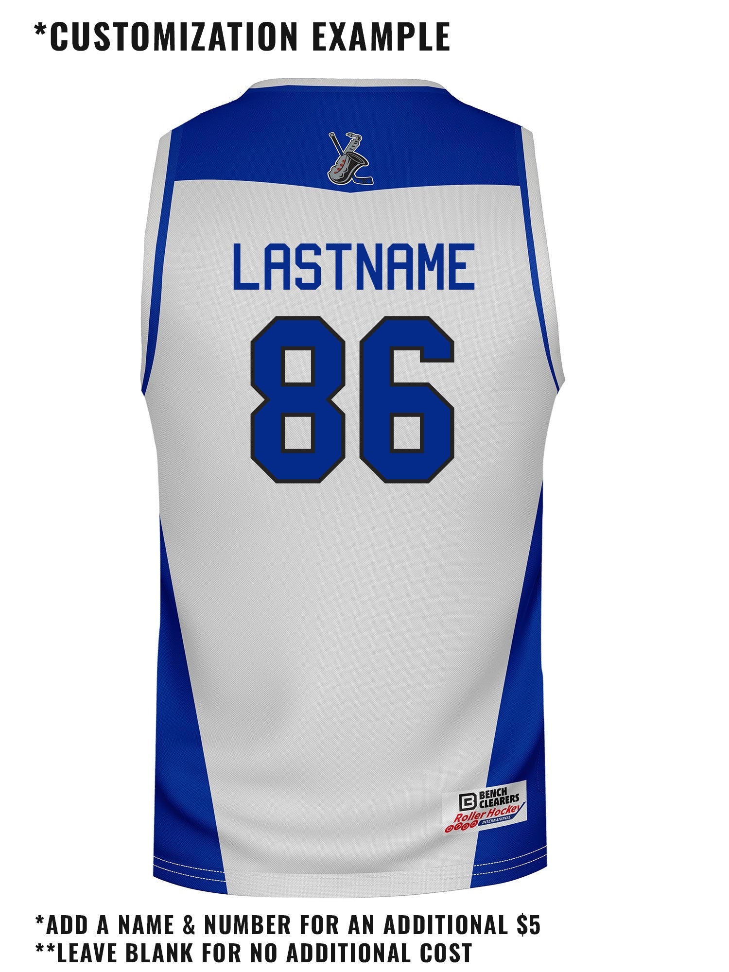 Chicago Bluesmen Away Hockey Tank - CUSTOM BACK