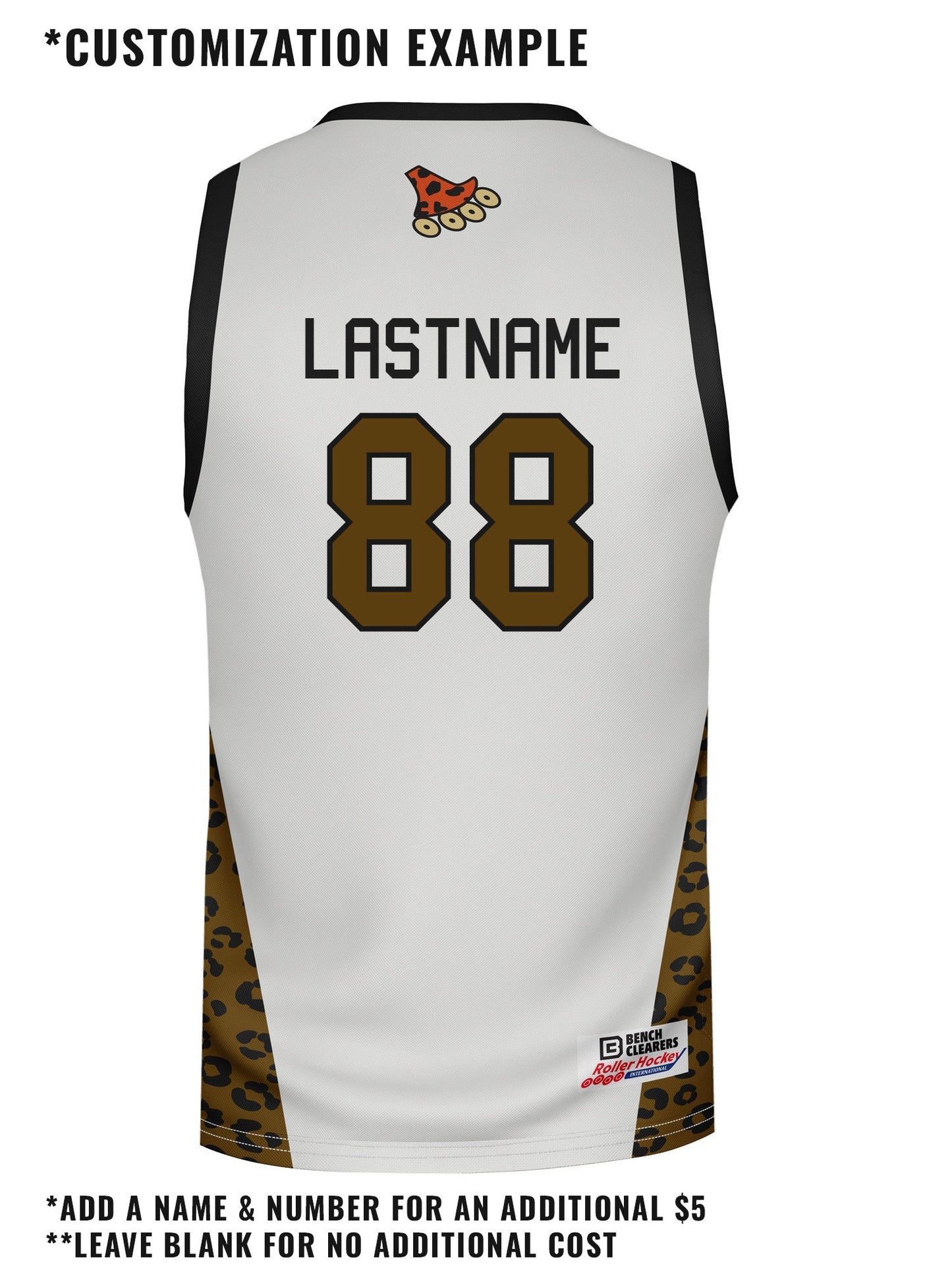 Chicago Cheetahs Away Hockey Tank - CUSTOM BACK