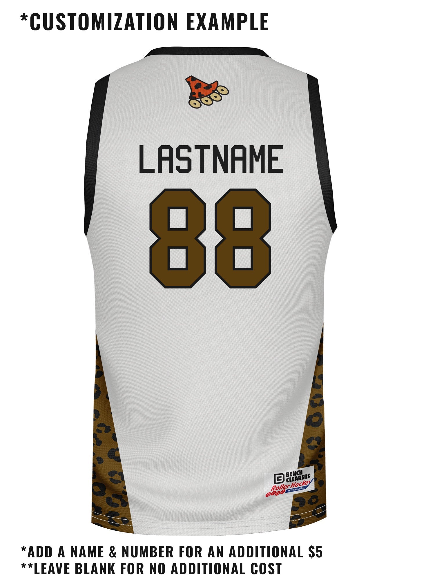 Chicago Cheetahs Away Hockey Tank - CUSTOM BACK