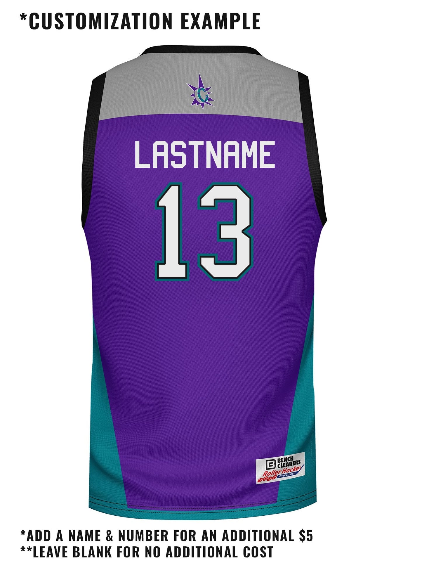 Connecticut Coasters Hockey Tank - CUSTOM BACK