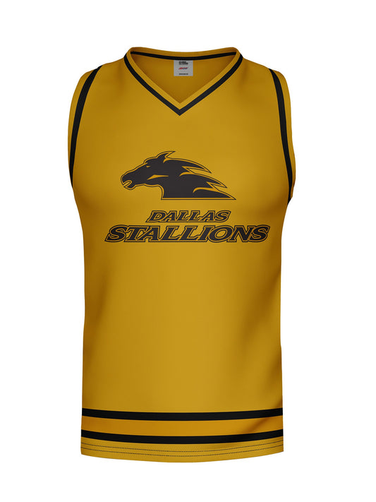 Dallas Stallions Alternate Hockey Tank - 3D FRONT