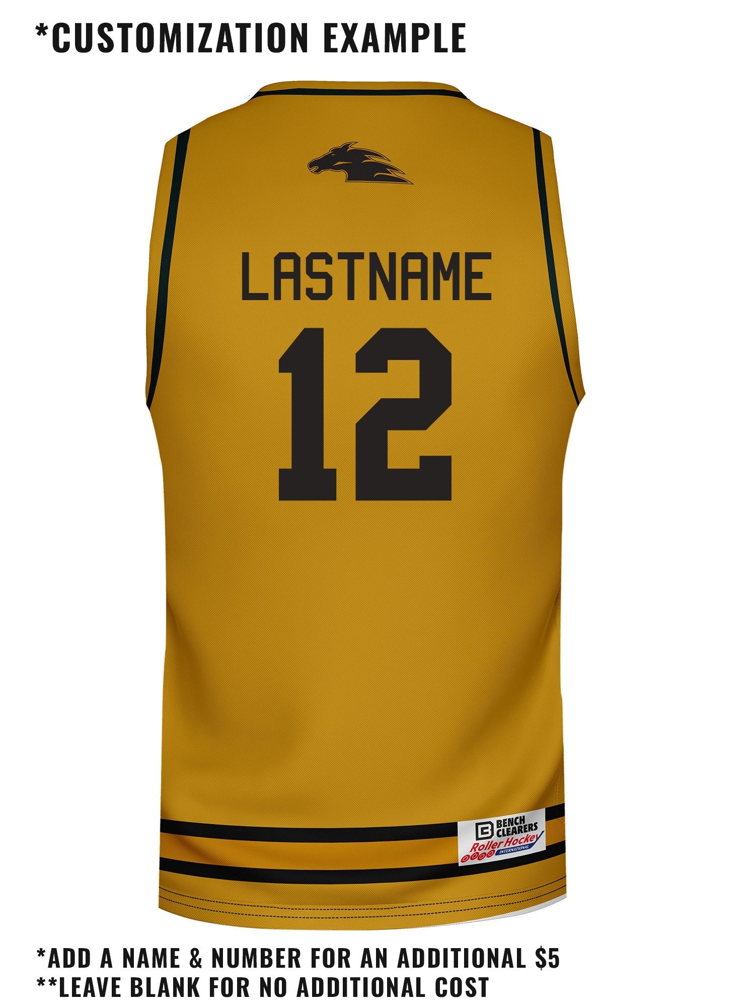 Dallas Stallions Alternate Hockey Tank - CUSTOM BACK