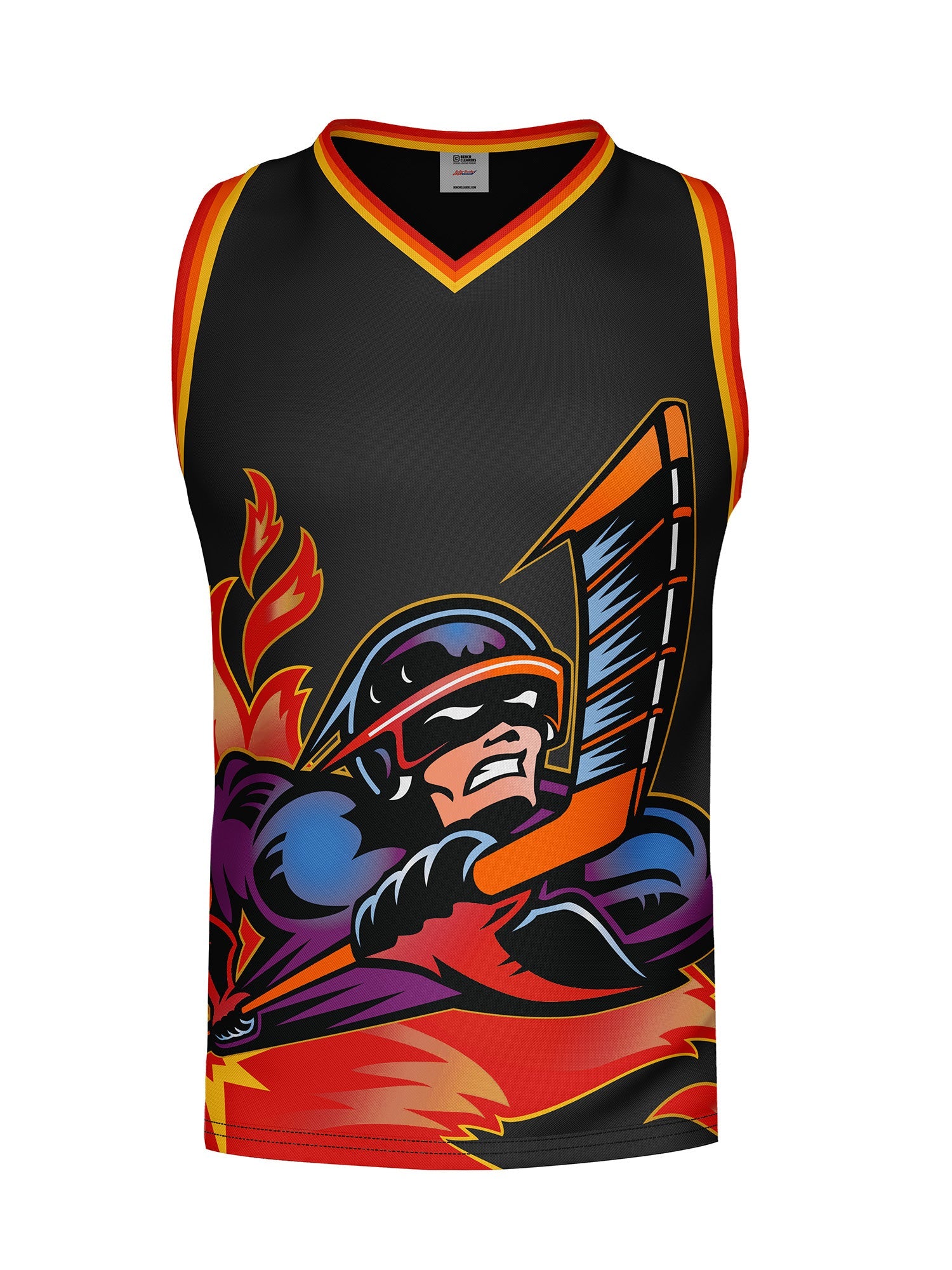 Denver Daredevils Hockey Tank - 3D FRONT