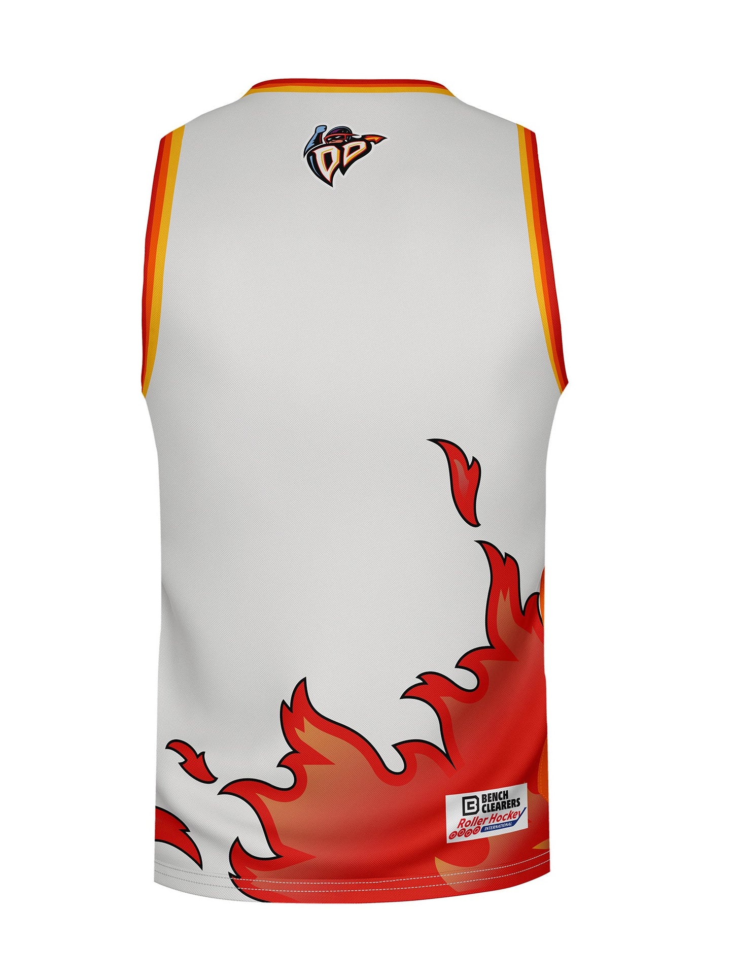 Denver Daredevils Away Hockey Tank - 3D BACK