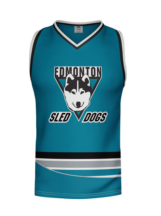 Edmonton Sled Dogs Hockey Tank - 3D FRONT