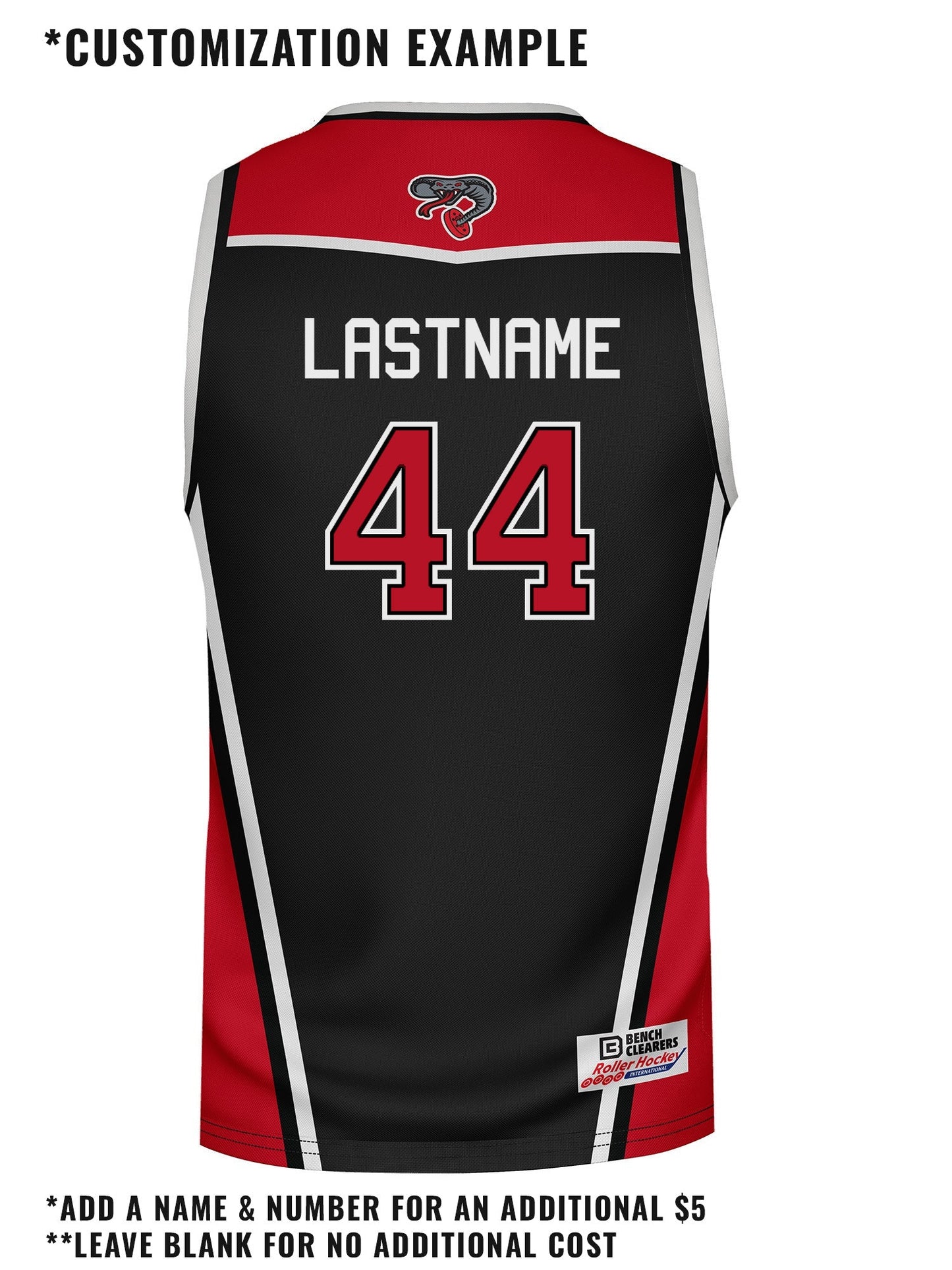 Empire State Cobras Hockey Tank - CUSTOM BACK