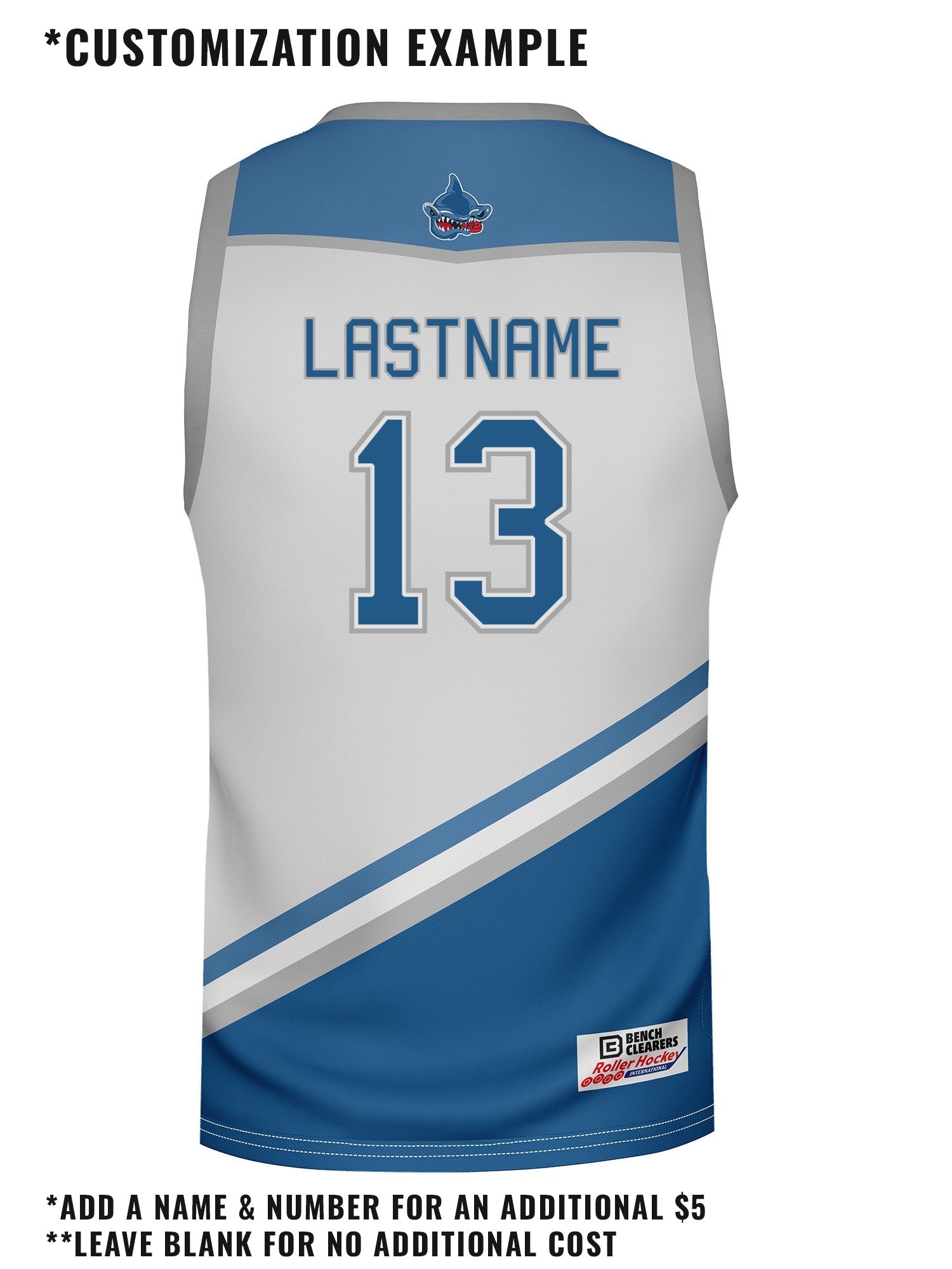 Florida Hammerheads Away Hockey Tank - CUSTOM BACK