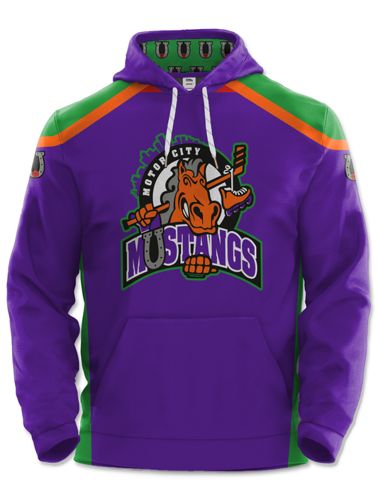 Motor City Mustangs Hockey Hoodie