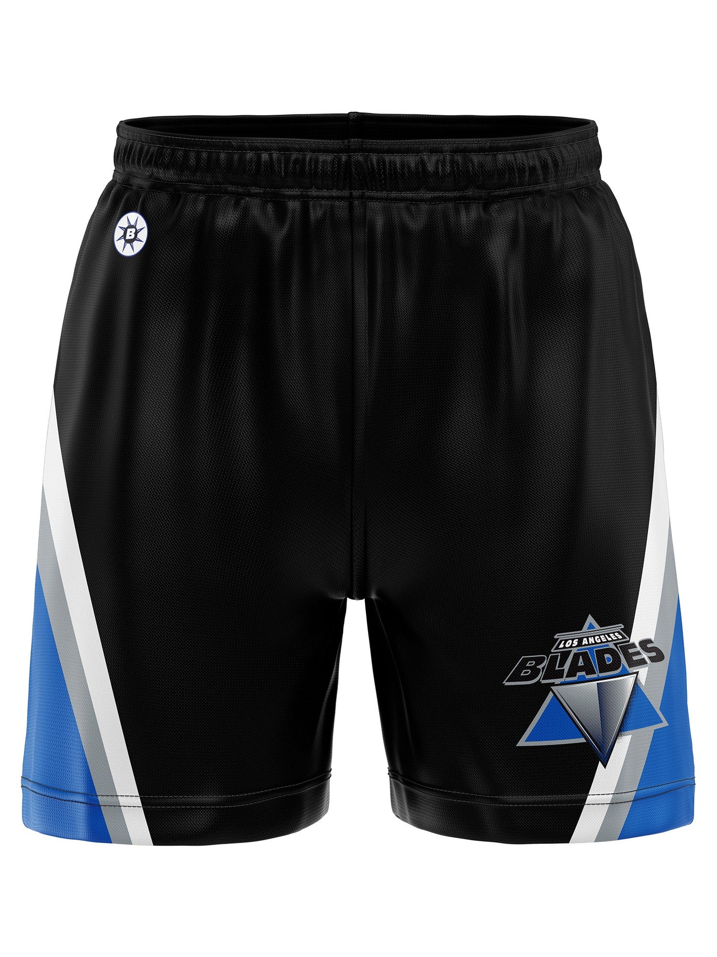 Los Angeles Blades Hockey Shorts - 3D