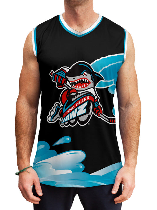 Long Island Jawz Hockey Tank - ON MODEL FRONT