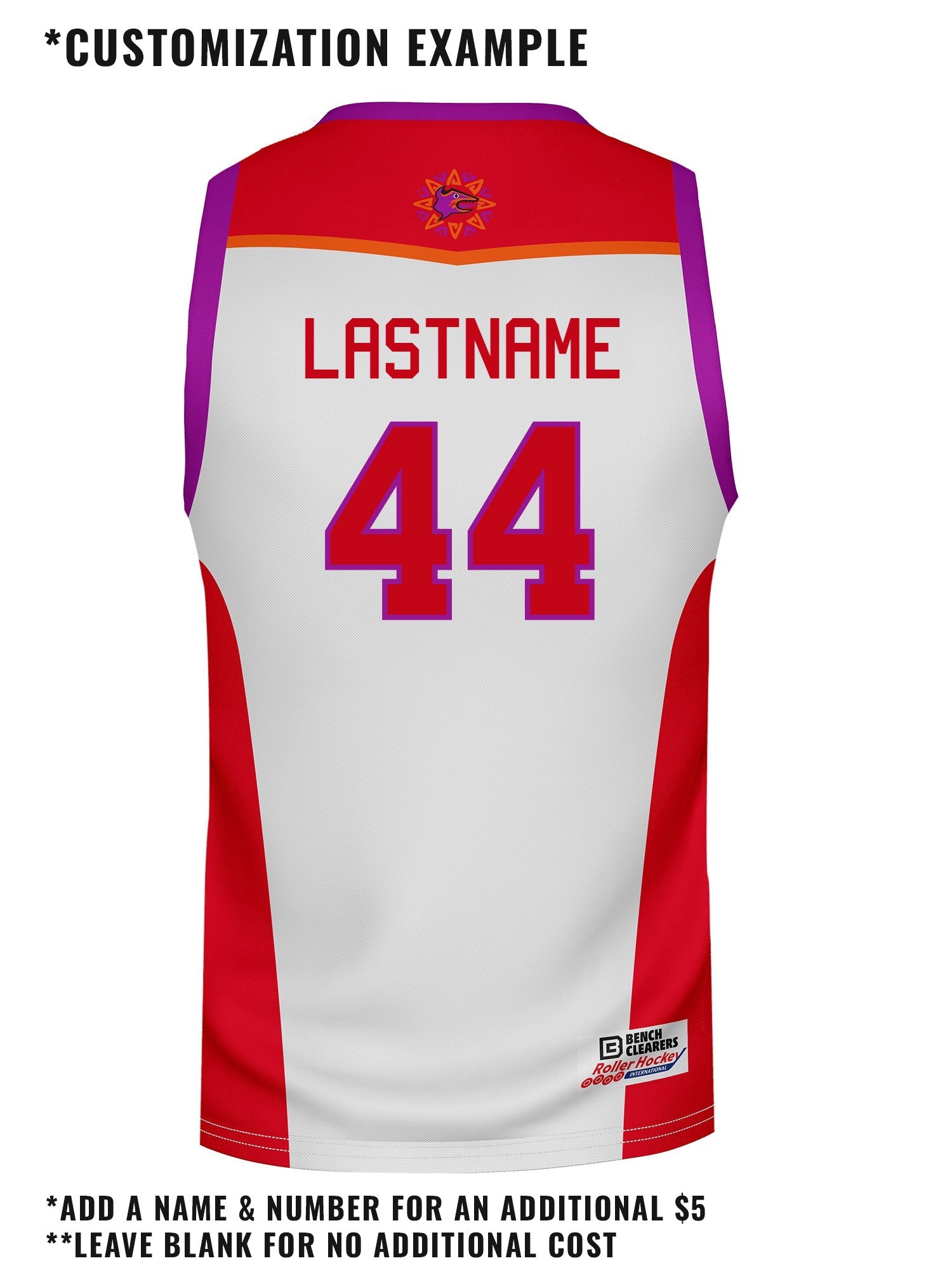 Las Vegas Flash Away Hockey Tank - CUSTOM BACK
