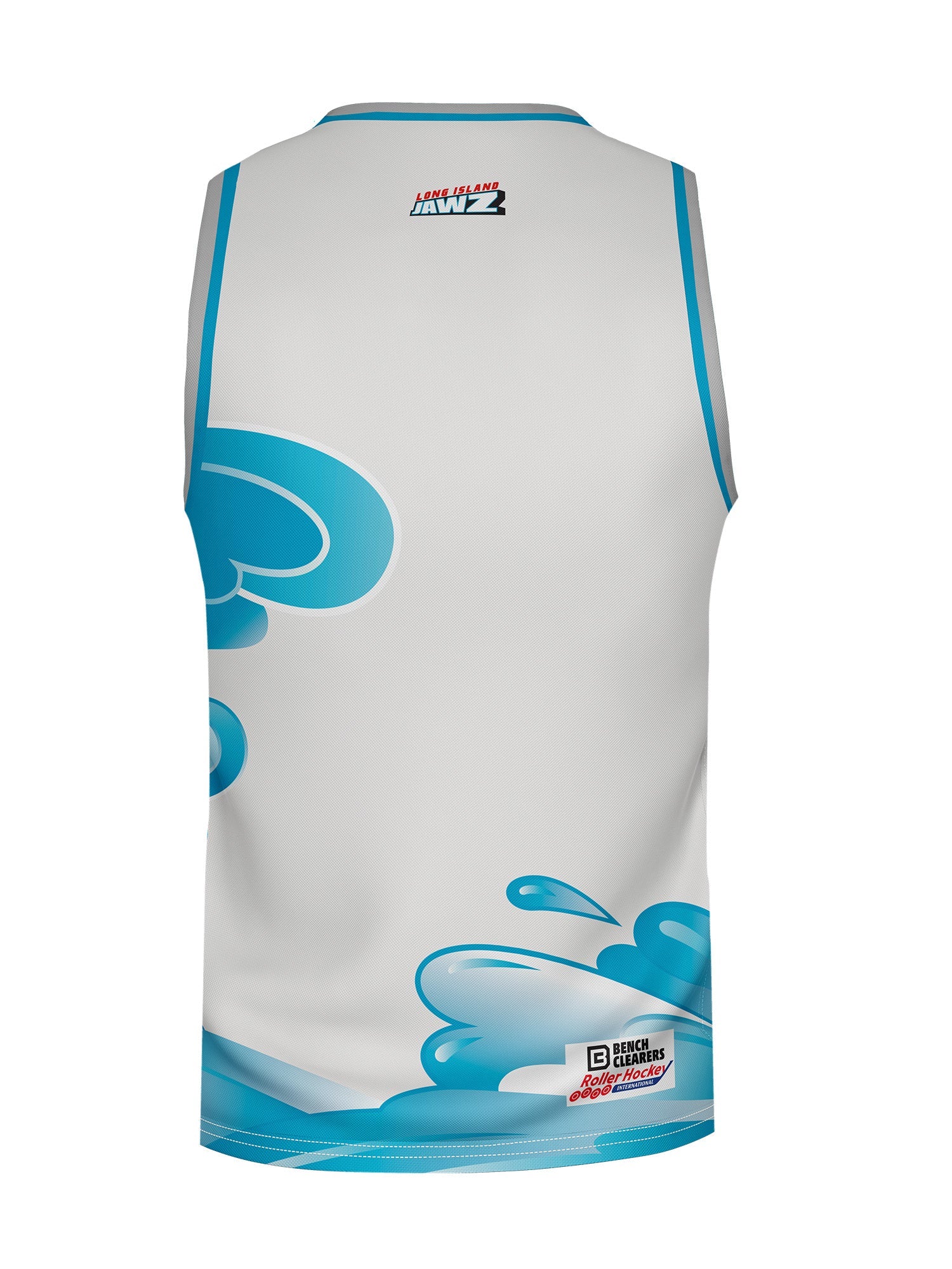 Long Island Jawz Away Hockey Tank - 3D BACK