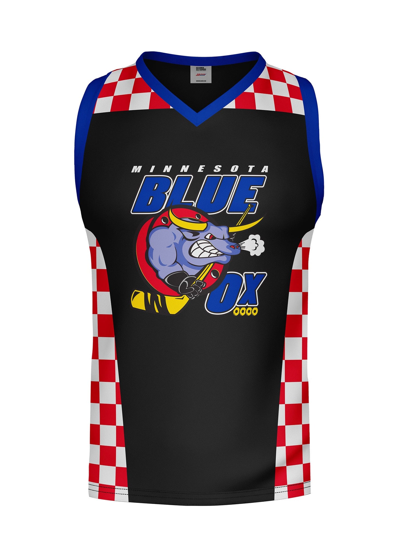 Minnesota Blue Ox Hockey Tank - 3D FRONT
