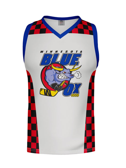 Minnesota Blue Ox Away Hockey Tank - 3D FRONT