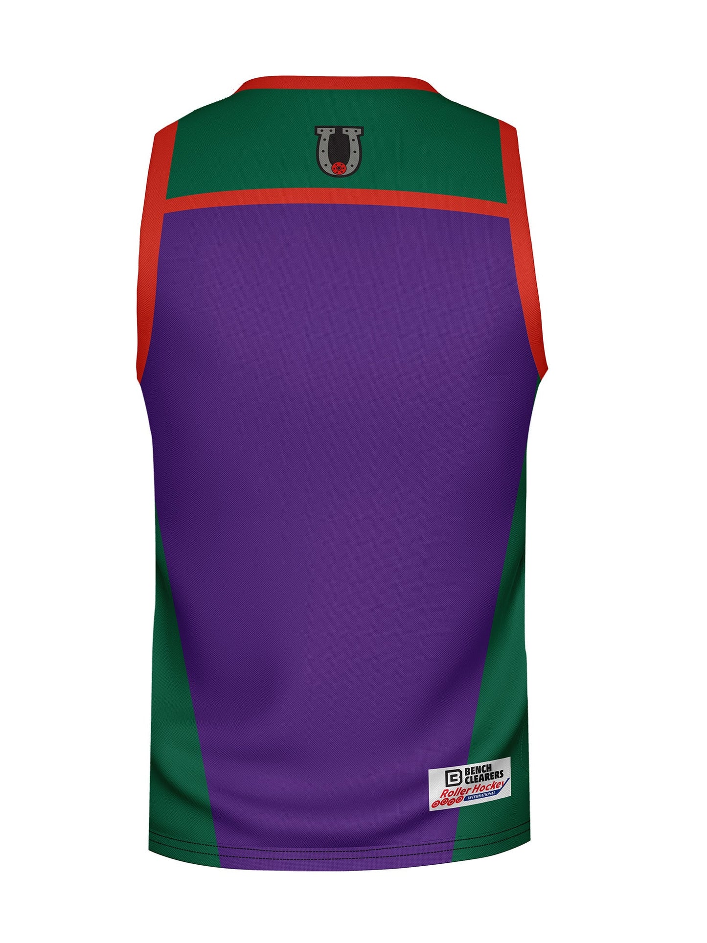 Motor City Mustangs Hockey Tank - 3D BACK