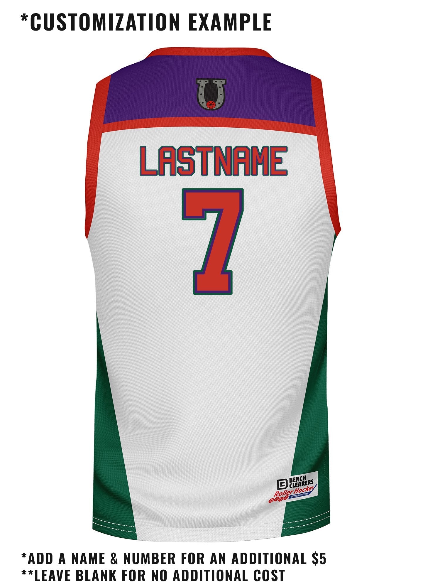 Motor City Mustangs Away Hockey Tank - CUSTOM BACK