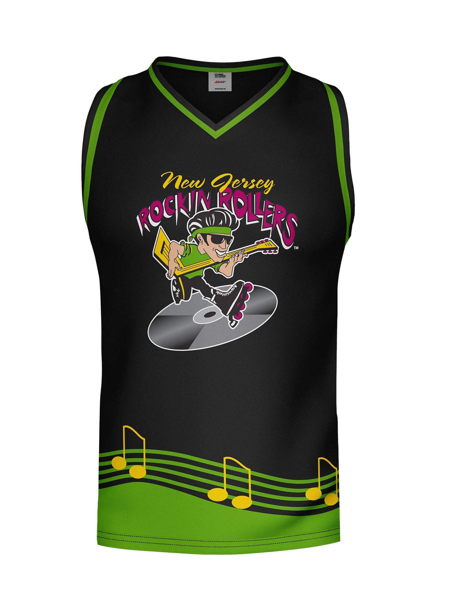 New Jersey Rockin' Rollers Hockey Tank - 3D FRONT