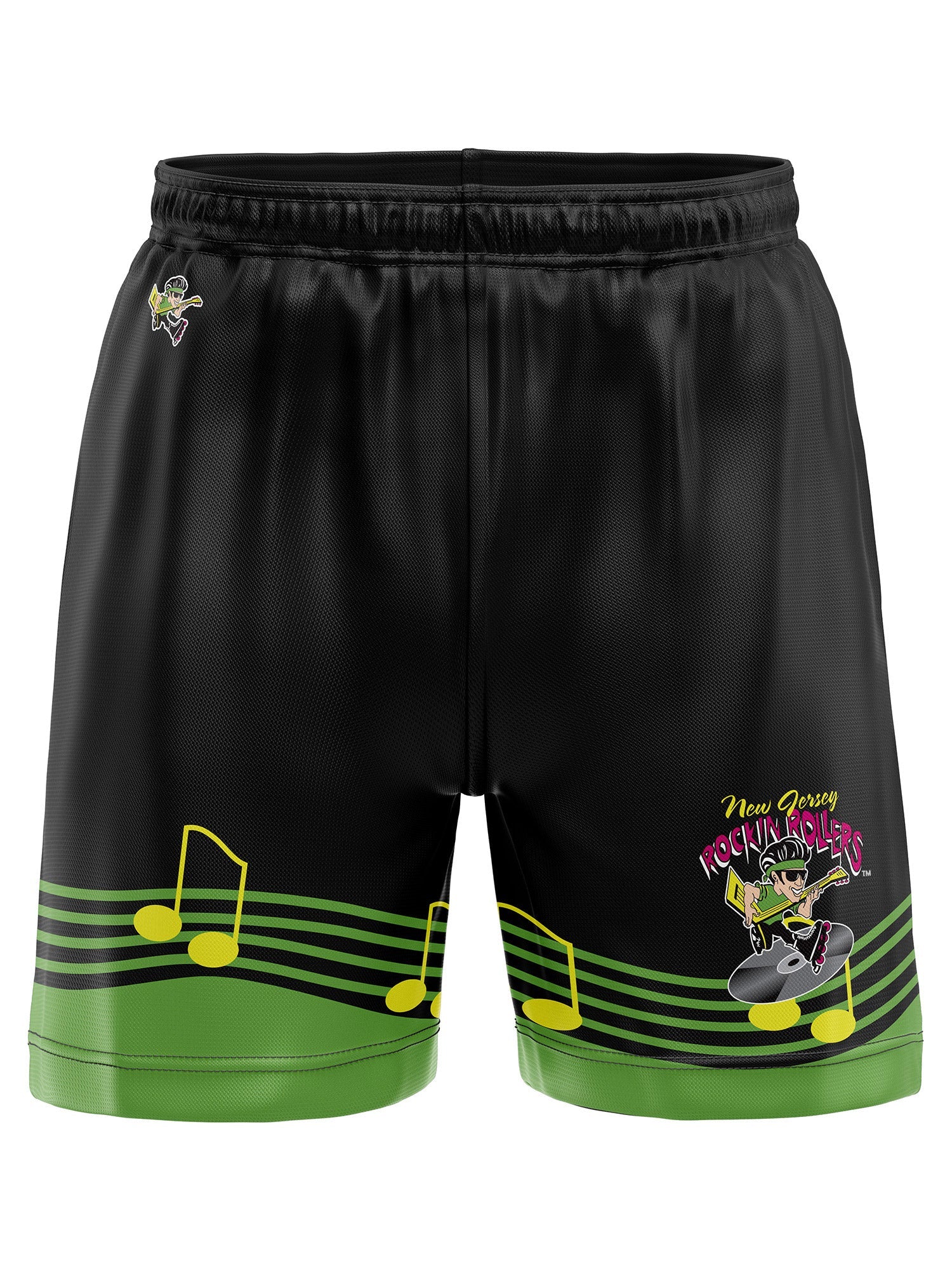 New Jersey Rockin' Rollers Hockey Shorts - 3D