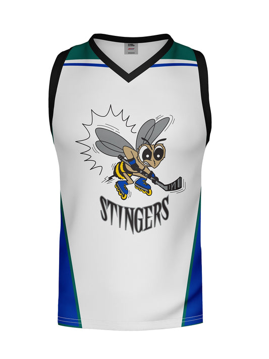 New England Stingers Away Hockey Tank - 3D FRONT