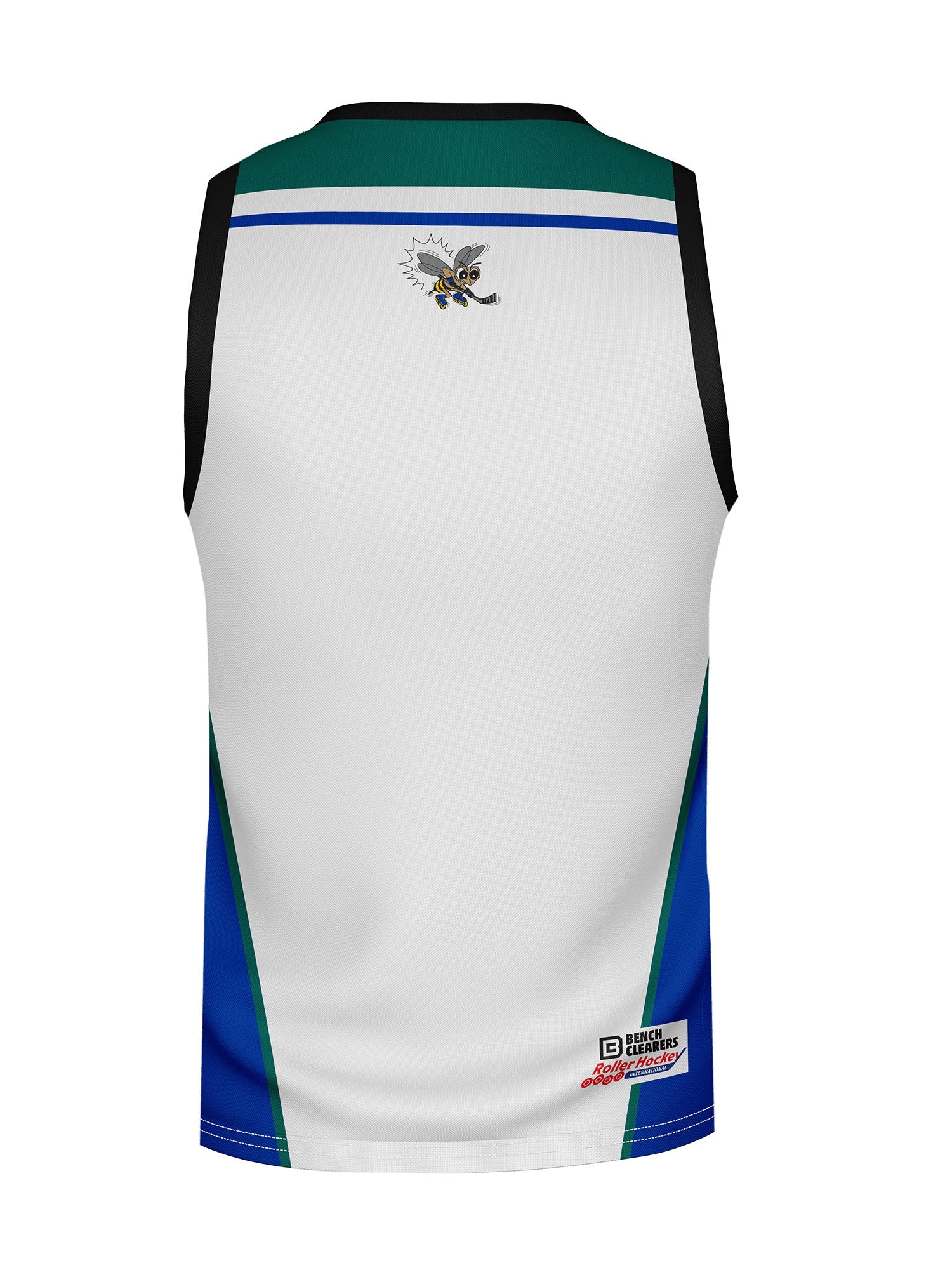 New England Stingers Away Hockey Tank - 3D BACK