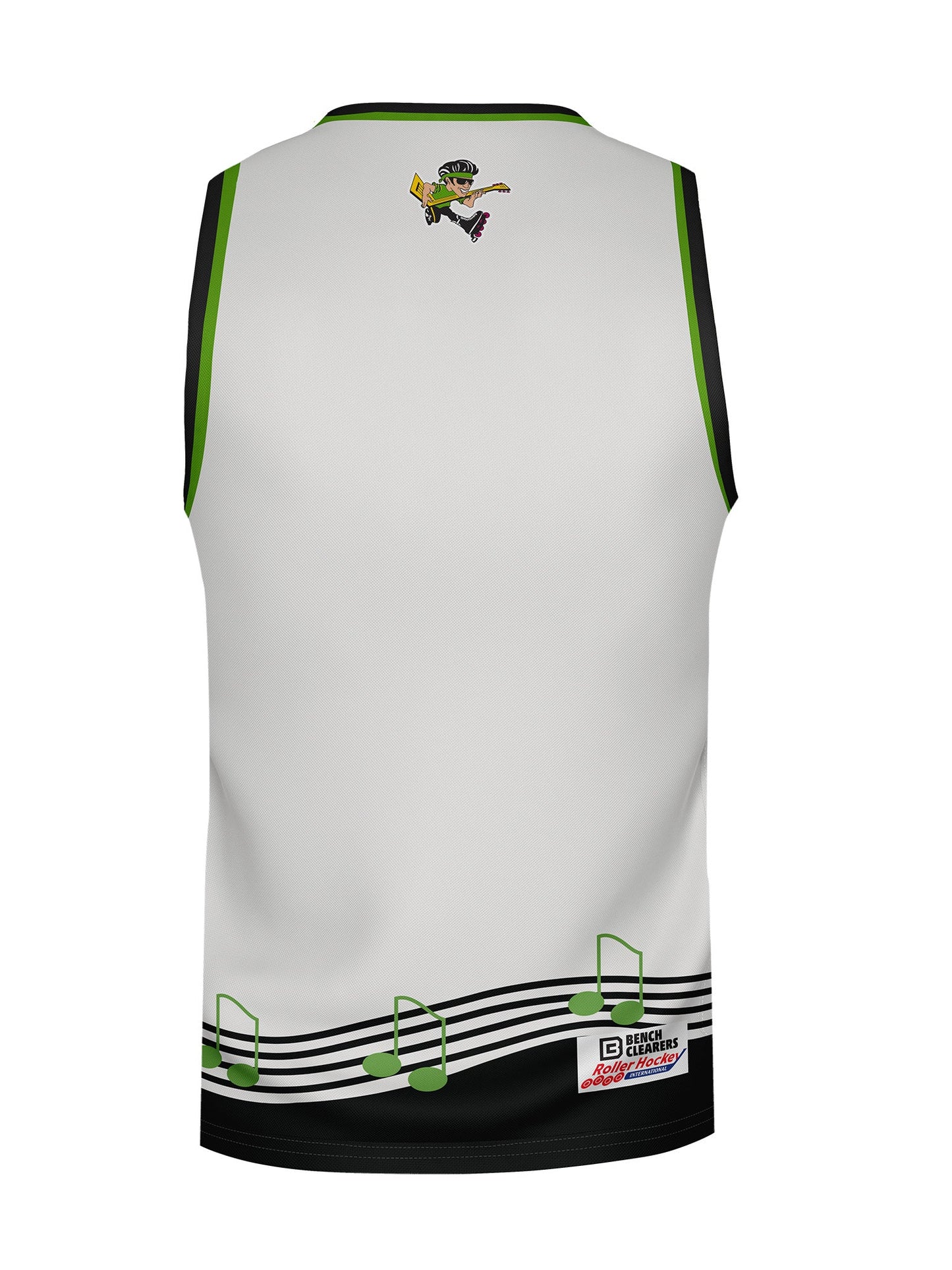 New Jersey Rockin' Rollers Away Hockey Tank - 3D BACK