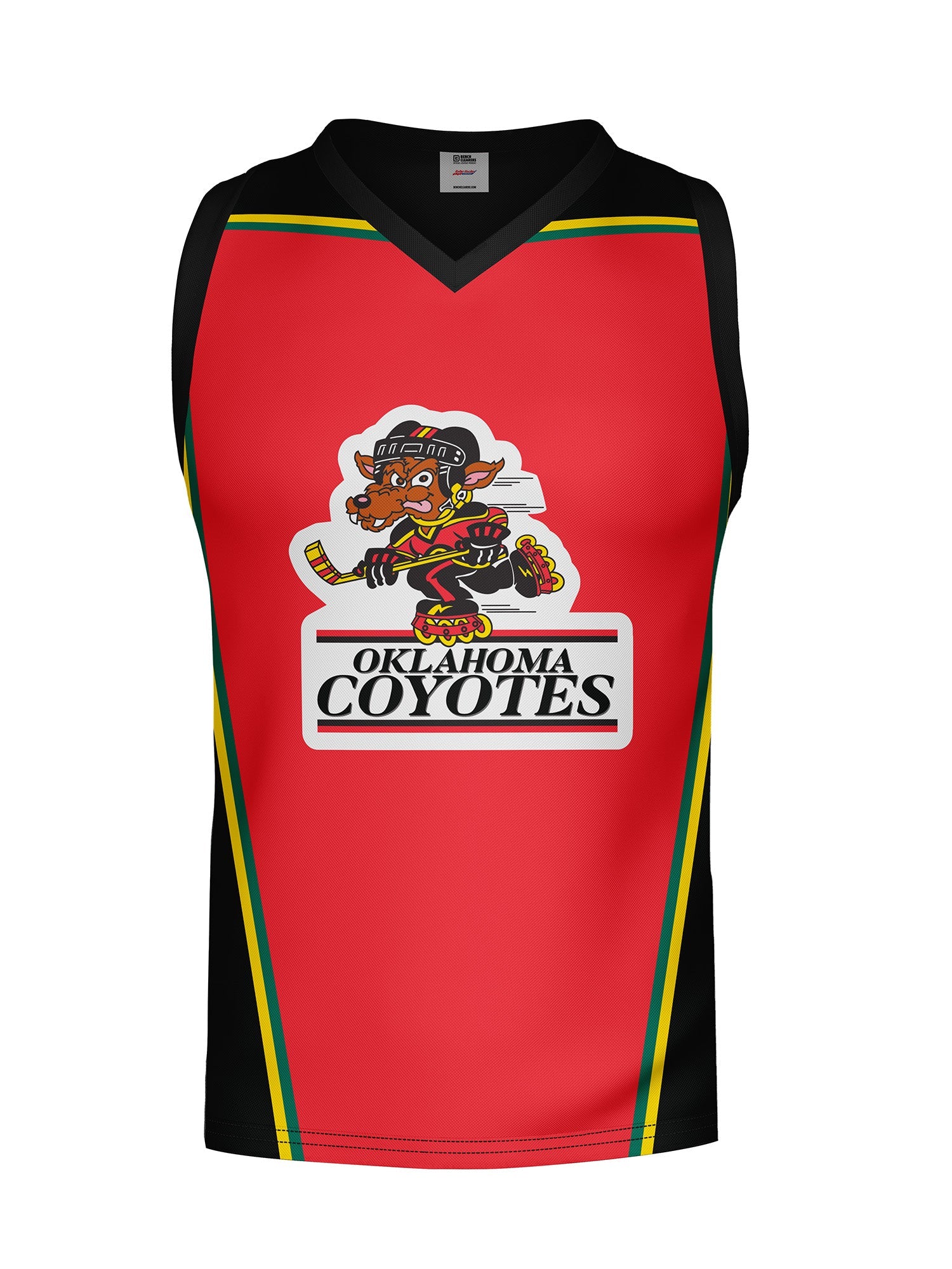 Oklahoma Coyotes Hockey Tank - 3D FRONT