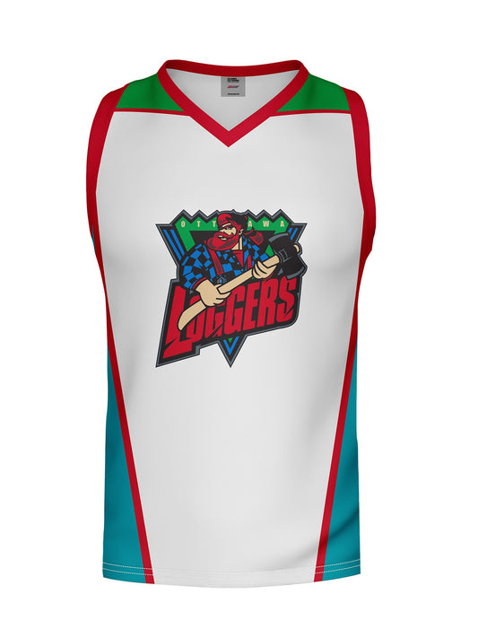 Ottawa Loggers Away Hockey Tank - 3D FRONT