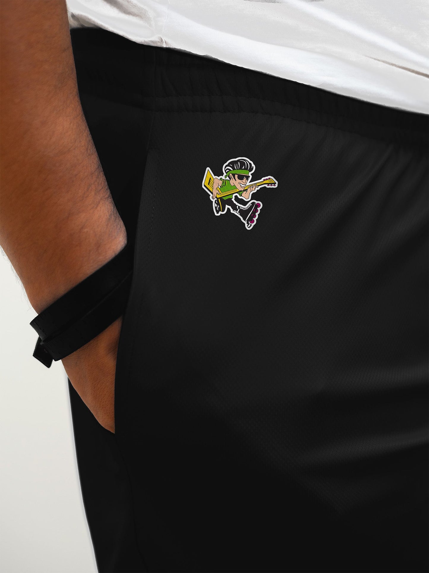 New Jersey Rockin' Rollers Hockey Shorts - ALT LOGO