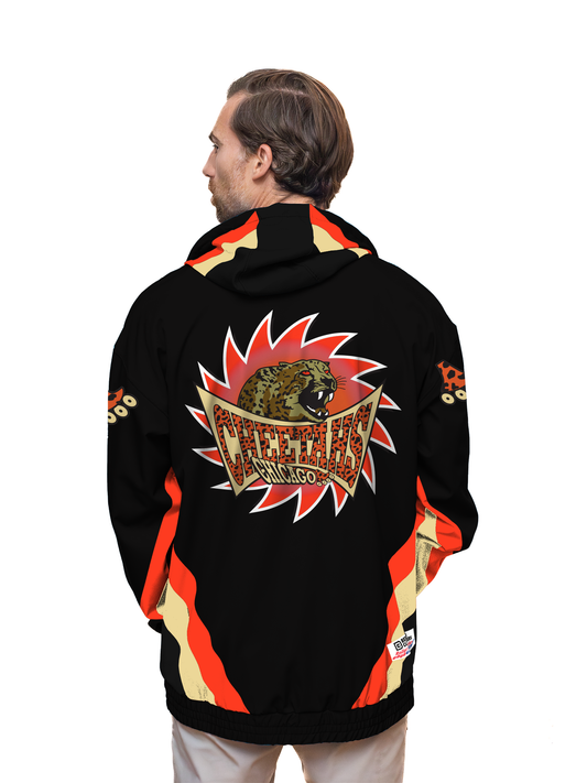 Chicago Cheetahs Hockey Windbreaker - BACK