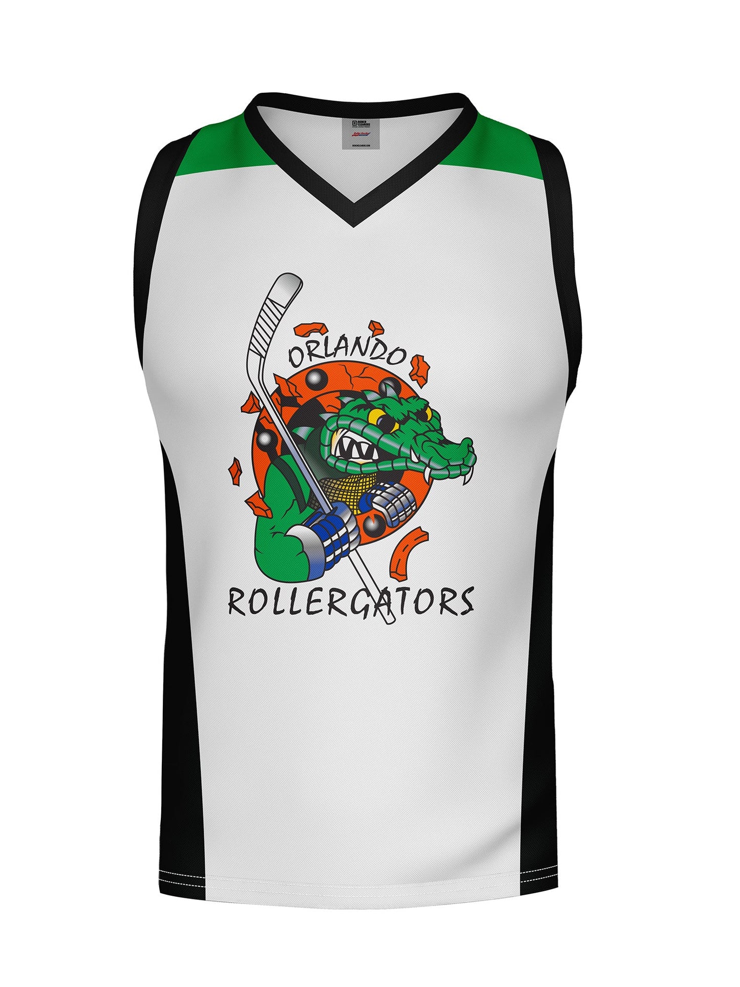 Orlando Rollergators Away Hockey Tank - 3D FRONT