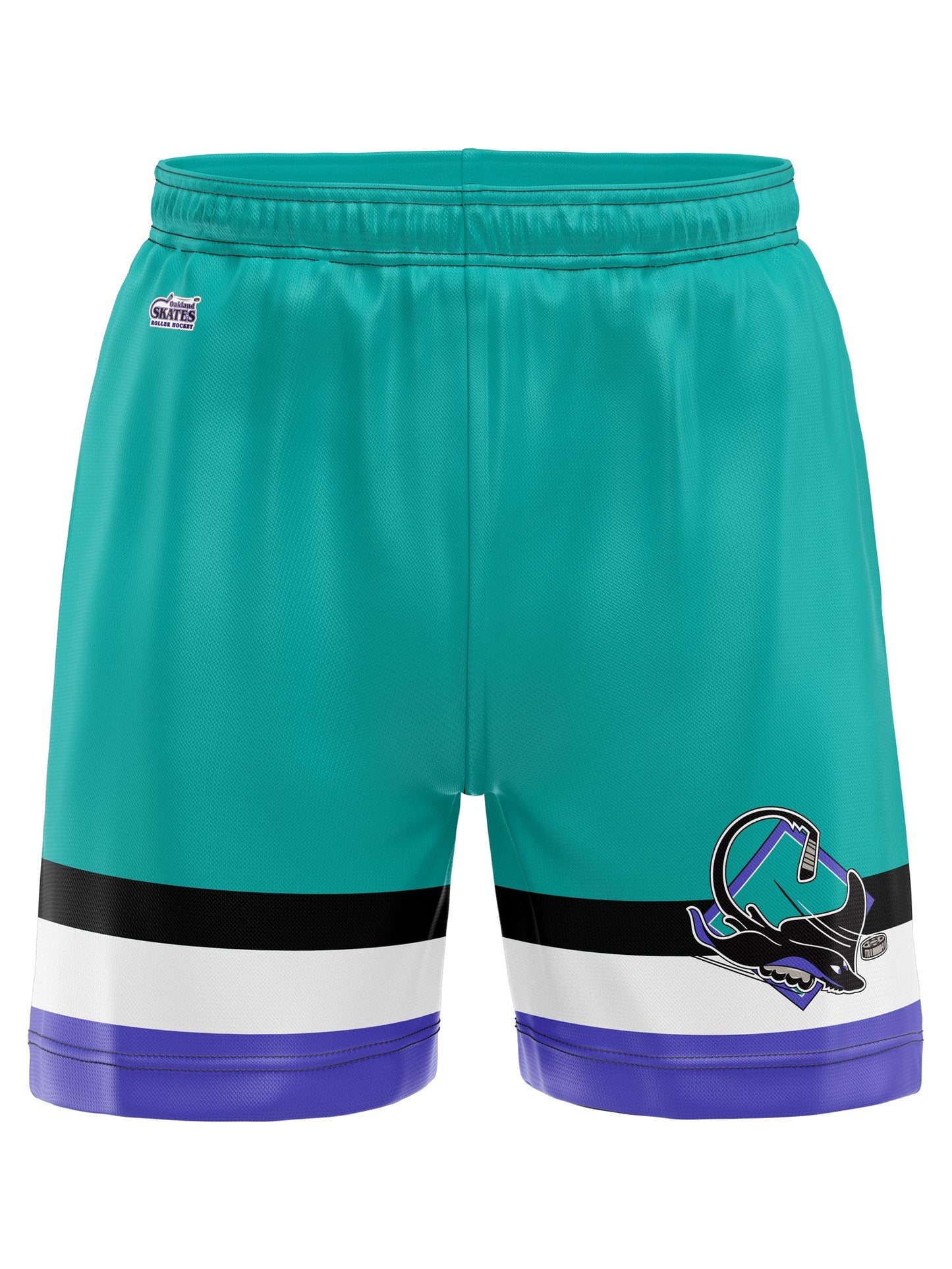 Oakland Skates Hockey Shorts - 3D