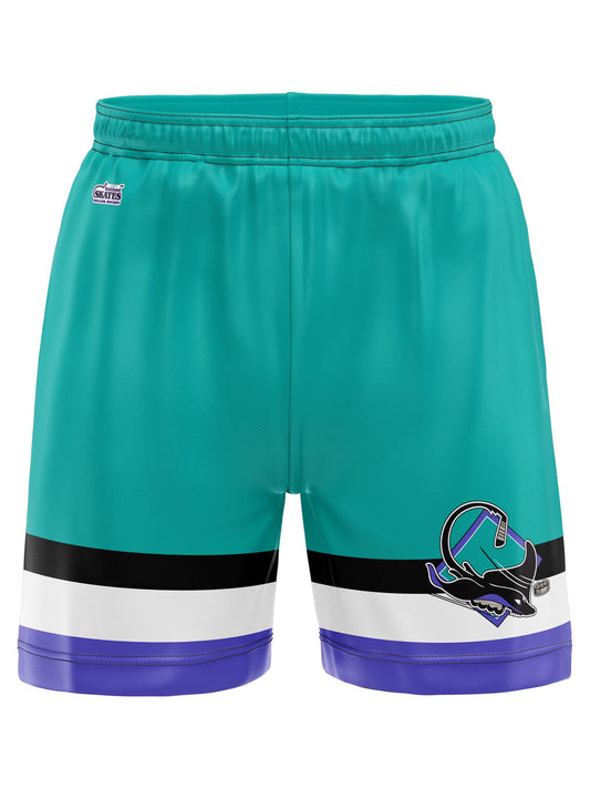 Oakland Skates Hockey Shorts - 3D