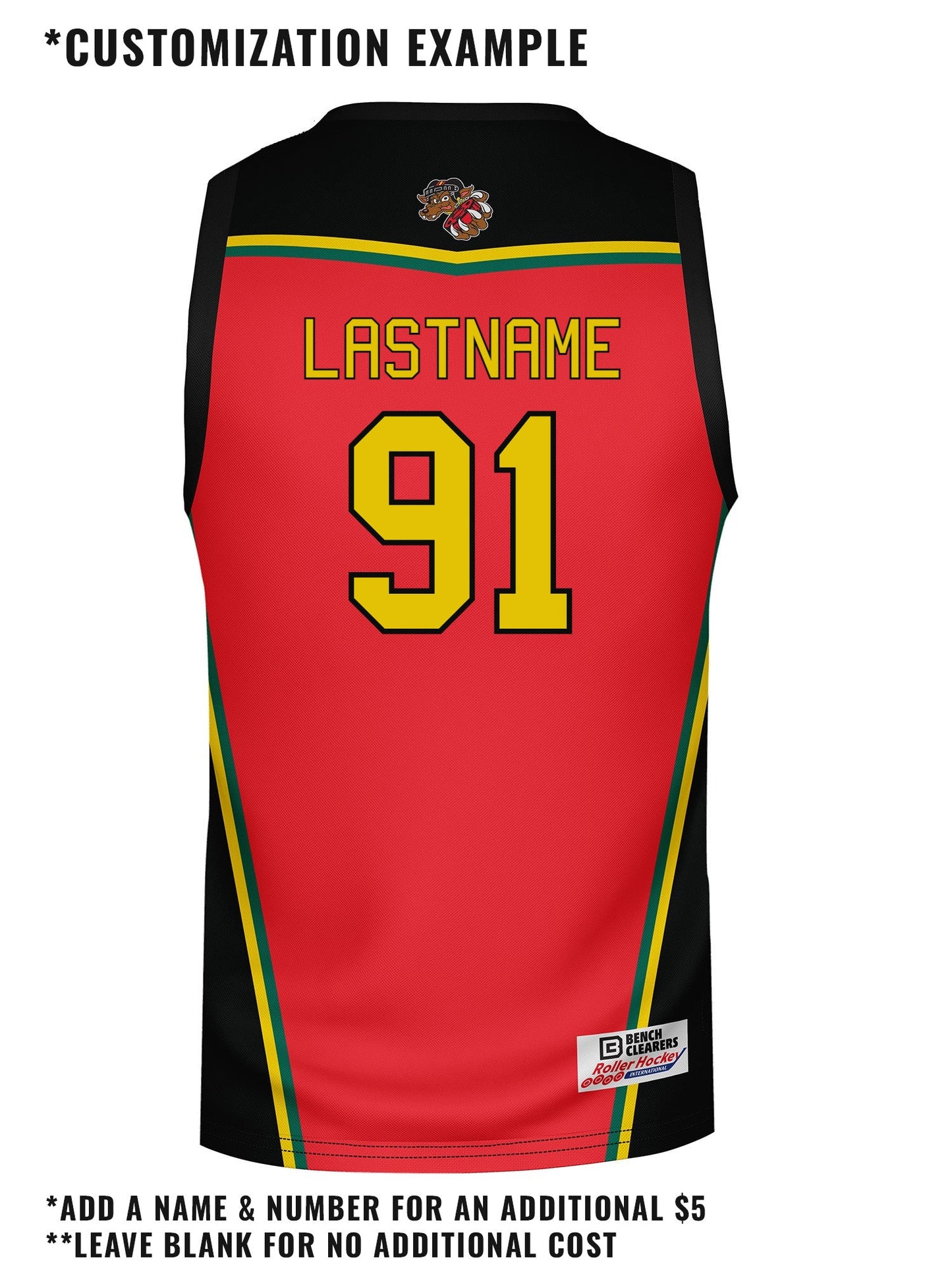 Oklahoma Coyotes Hockey Tank - CUSTOM BACK