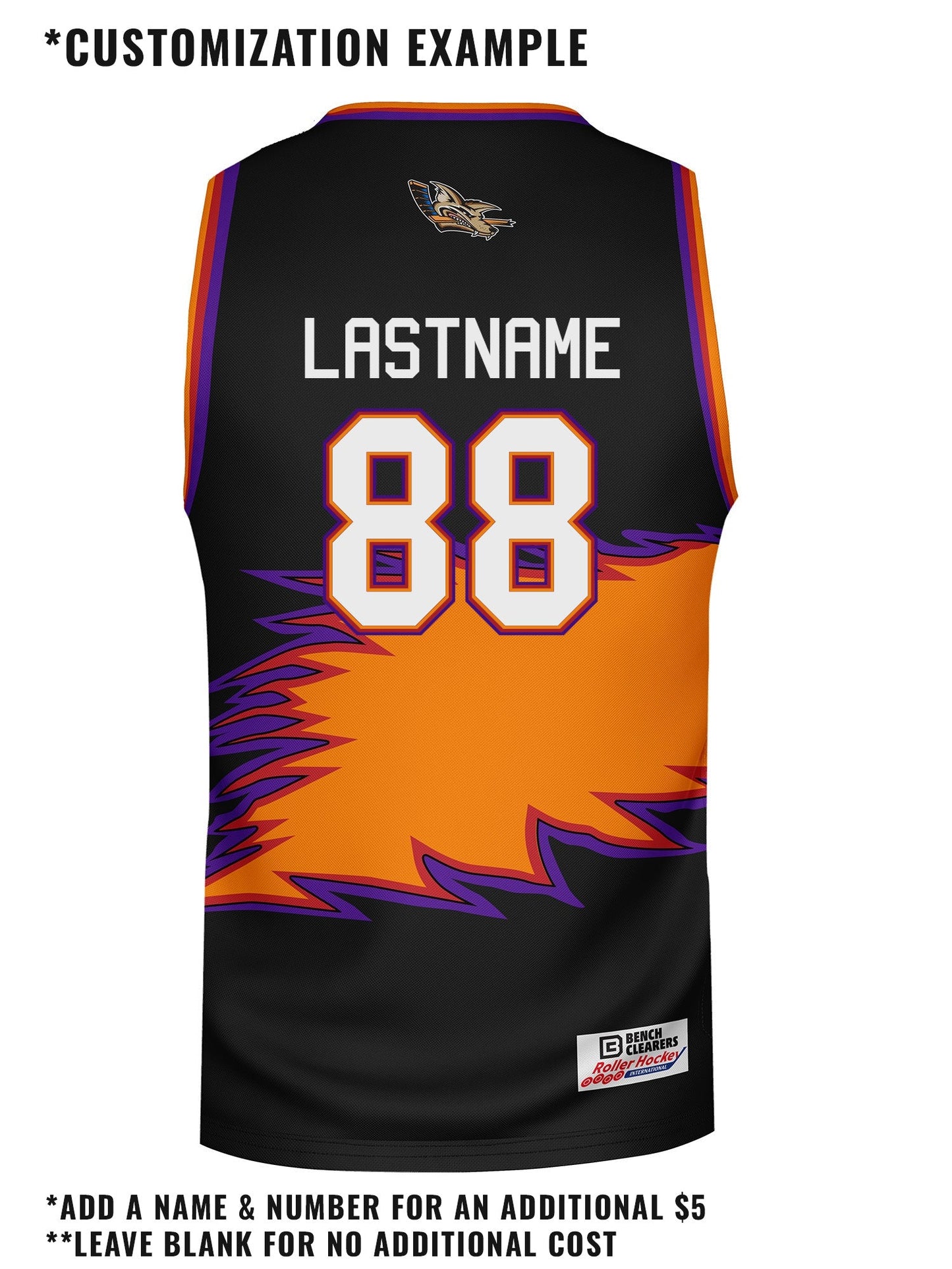 Orlando Jackals Hockey Tank - CUSTOM BACK