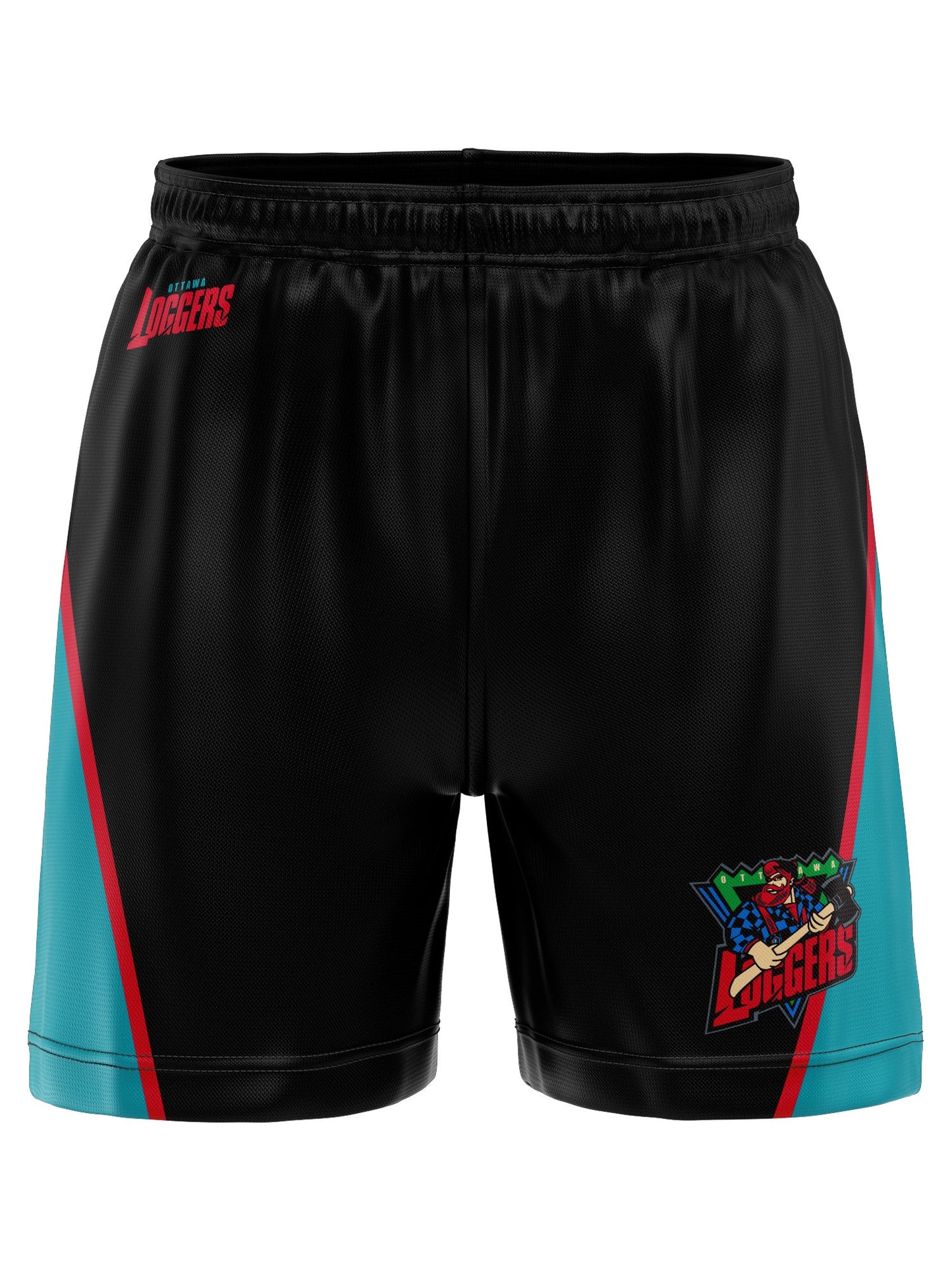 Ottawa Loggers Hockey Shorts - 3D