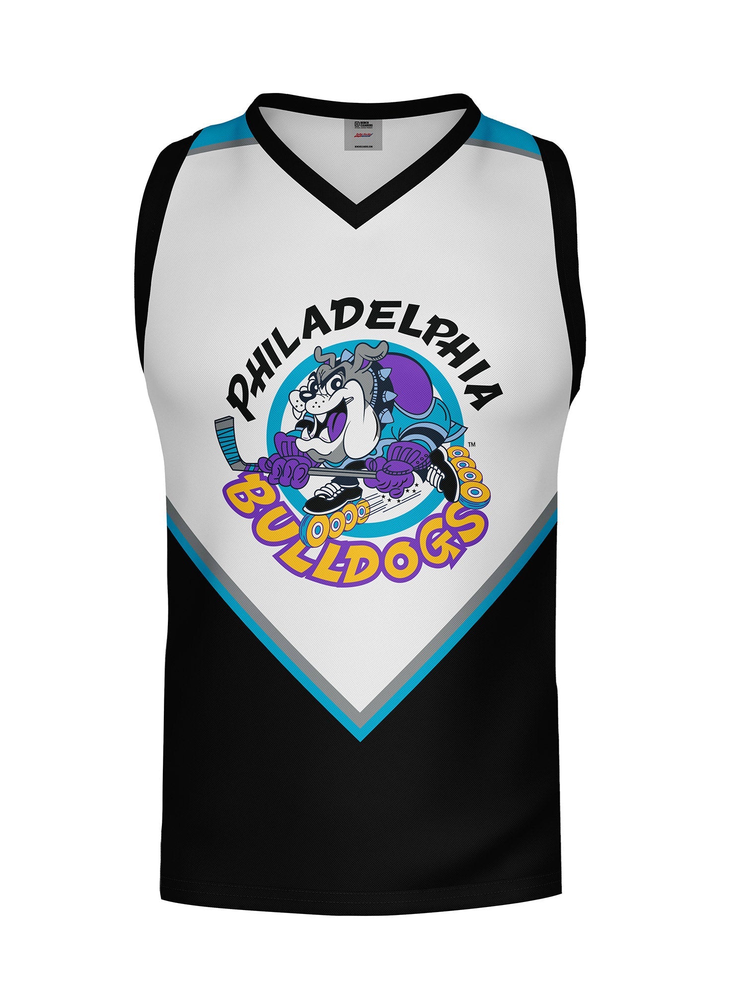 Philadelphia Bulldogs Away Hockey Tank - 3D FRONT