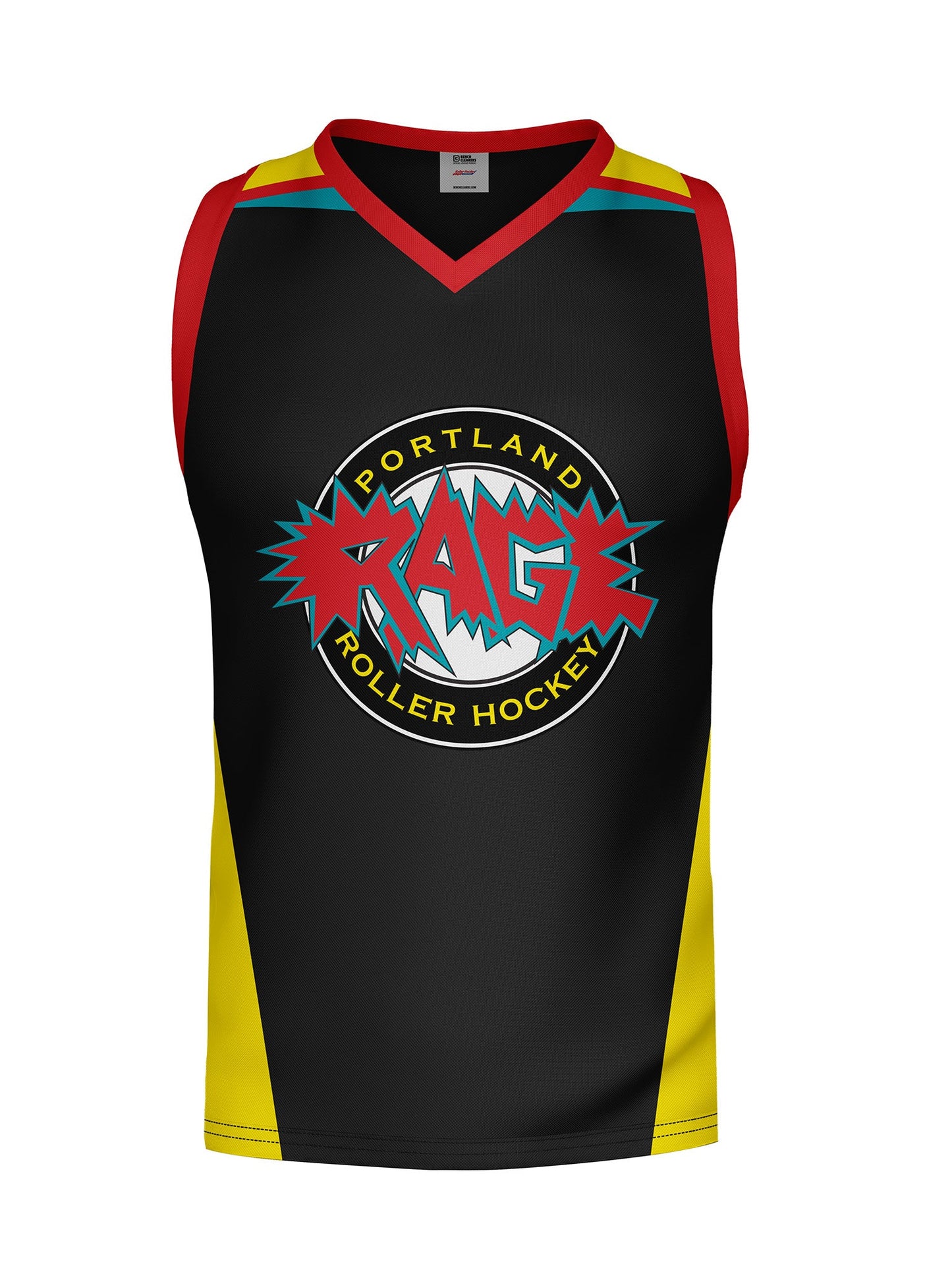 Portland Rage Alternate Hockey Tank - 3D FRONT