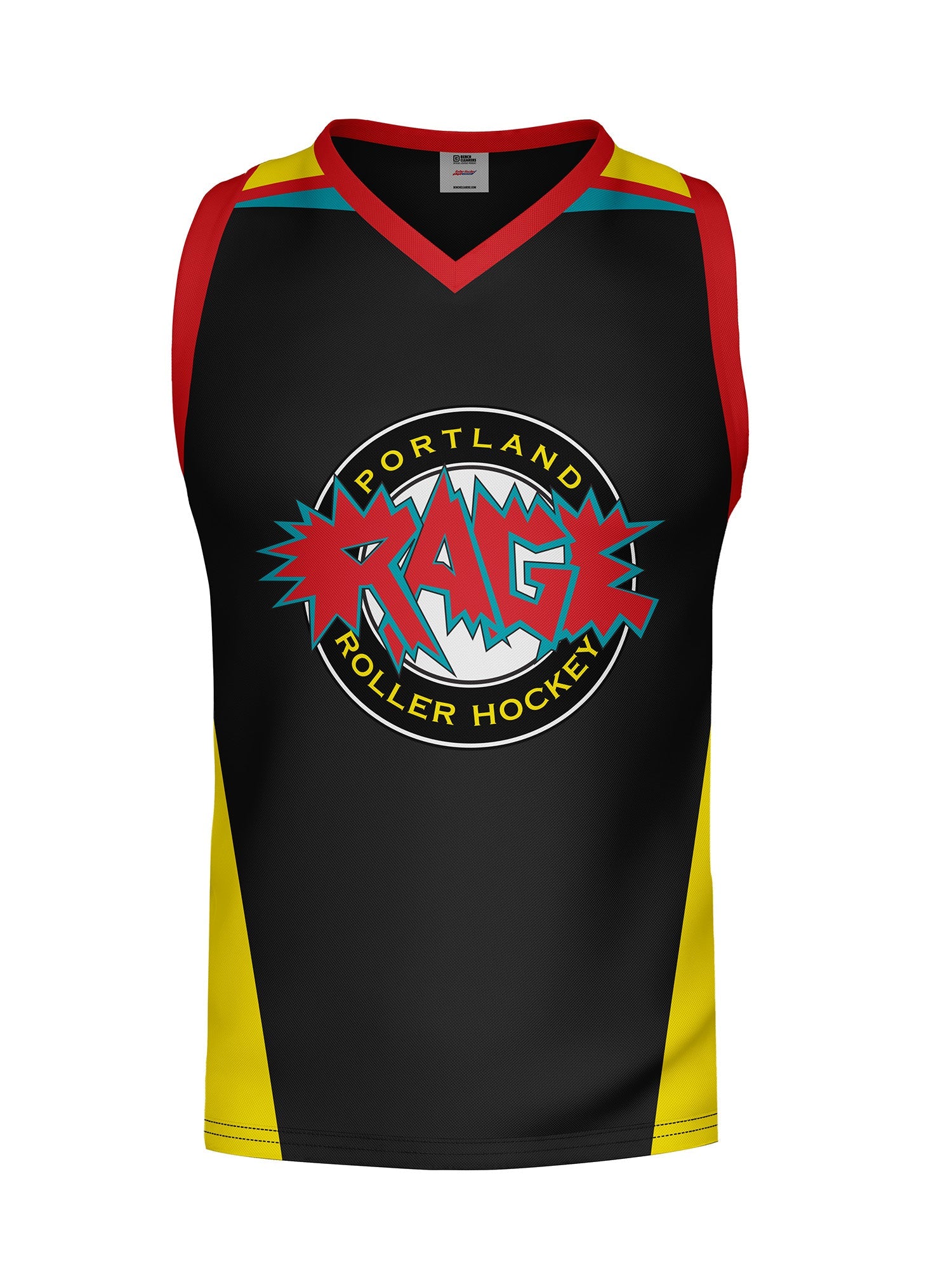 Portland Rage Alternate Hockey Tank - 3D FRONT